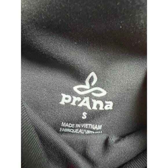 PrAna Faro Embroidered Eyelet Side and Cuff Trim Detailed Leggings Black Small - Picture 2 of 11